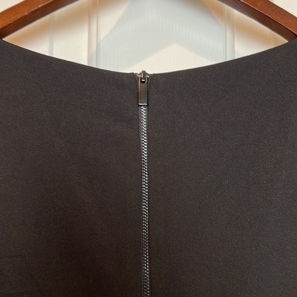 Taylor Sleeveless Fit and Flare LBD Dress with Ruffle Hem Size 10 Black - Picture 9 of 11